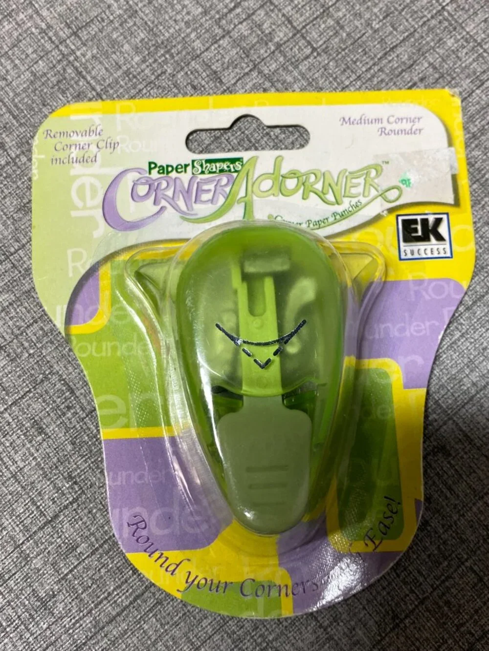 NEW EK Success Cornercopia Corner Punch With 3 Paper Punches 4pc Lot Bundle